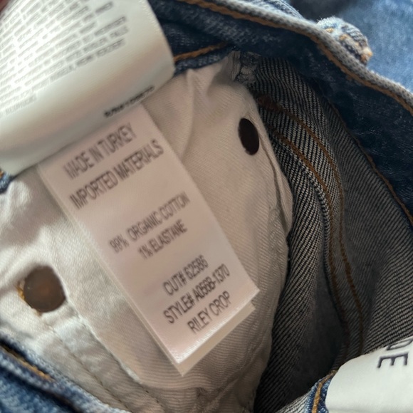 Agolde Riley High Rise Straight Crop Jeans - Picture 3 of 4